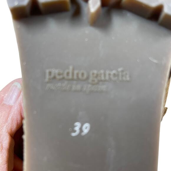 Pedro Garcia Jouri Platform Wedge Suede Sandal Women's Size 39 (US 9) NWOB - Picture 6 of 6